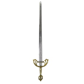 Toledo Steel Blade and Carved Bone Hilt Sword