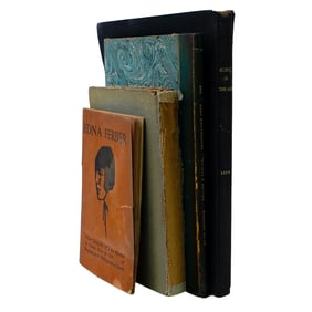 (4 pcs) Signed Dedicated Assorted Books, Edna Ferber, Margaret Bourke-White