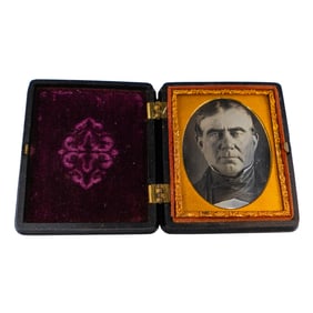 Daguerreotype Close Up Portrait Of A Man
