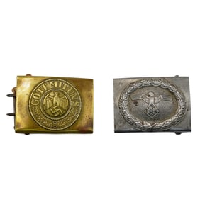 (3 Pc) Vintage Belt Buckles Grouping