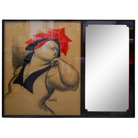 Mirror by Leandro Velasco 1976 "Woman and Mirror"