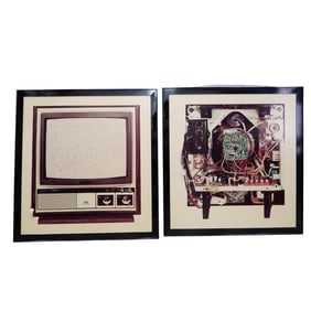 Vintage Pair of TV Lithographs