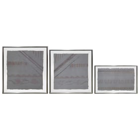(3 Pc) Limited Edition Triptych Cast Paper Art Collection