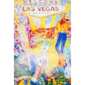 Hand Signed LeRoy Neiman Exhibition Poster