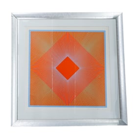 Richard Anuskiewicz (Polish/American 1930-2020) Screenprint