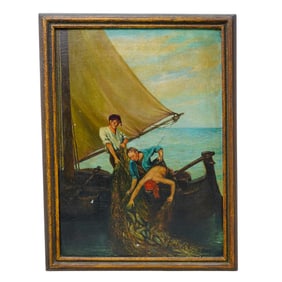 Antique Signed Oil Painting