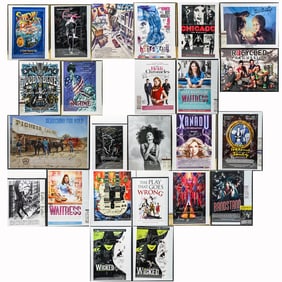 Autographed Broadway Play Poster Collection
