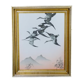 Rosenthal (Germany, 1878-) Japanese Style Porcelain Plaque