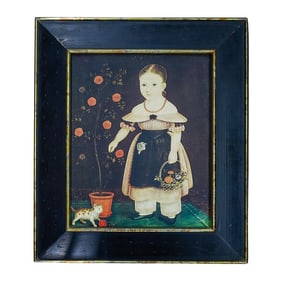 Print of "Little Girl in Lavender" by John Bradley
