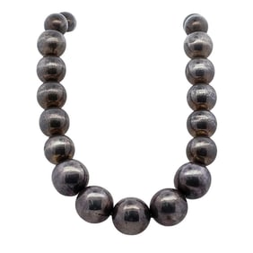 Sterling Silver Beaded Necklace