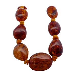 Vintage Butterscotch Amber Necklace