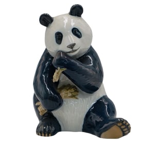 Royal Copenhagen Porcelain Panda Figurine