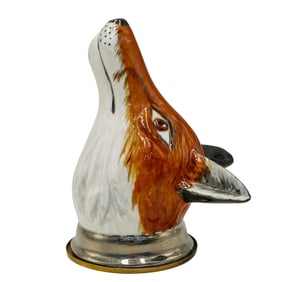 English James Kent Old Foley Fox's Head Stirrup Cup