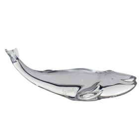 Baccarat Crystal Whale Figurine