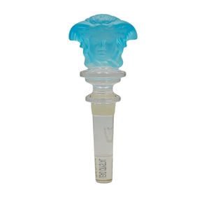 Versace Rosenthal Medusa Crystal Bottle Stopper