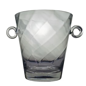 Krosno Poland Glass Ice Bucket
