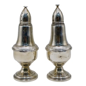 Columbia Sterling Silver Salt and Pepper Shakers
