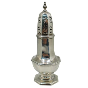 Antique Silver Muffineer Sugar Shaker