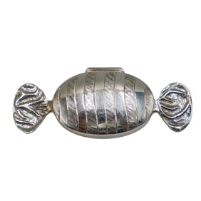 Sterling Silver Candy Pill Box