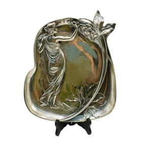 Art Nouveau Silver Plated Tray