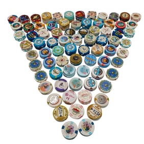 (377 pcs) Assorted Casino Chips