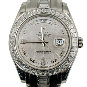Rolex Day-Date Meteorite and Platinum Watch REF#189562