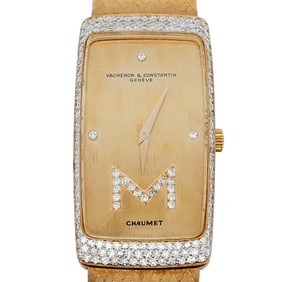 Vacheron & Constantin for Chaumet 18k Gold and Diamond Watch