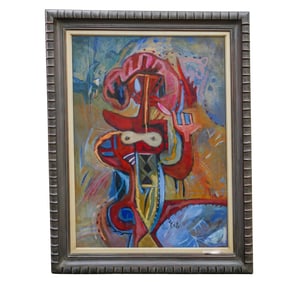 Rodolfo Nieto (1936-1985) Oil On Canvas Painting