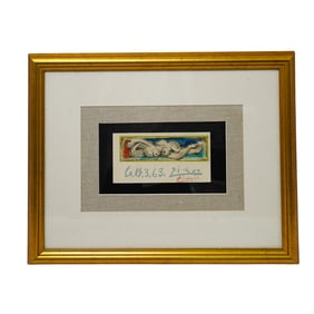 Pablo Picasso (Spanish 1881-1973) "Femme Nue Couchee" Lithograph