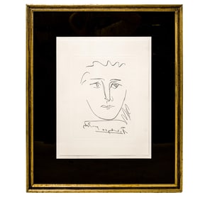 Pablo Picasso (Spanish 1881-1973)"Pour Roby" Etching