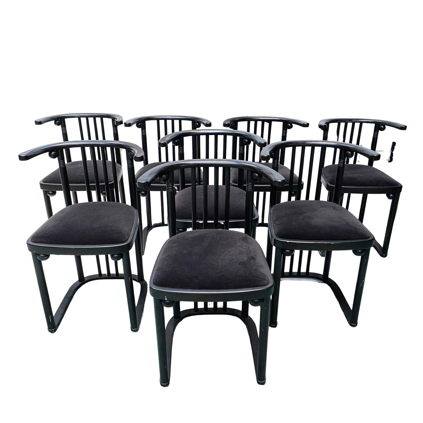 (8 Pc) Josef Hoffman Bentwood Chairs (1 of 9)