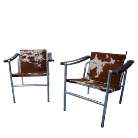 Pair Of Le Corbusier LC1 Sling Chairs
