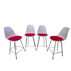 (4 Pc) Eames Barstool Chairs