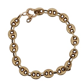 14k Gold Mariner Link Bracelet