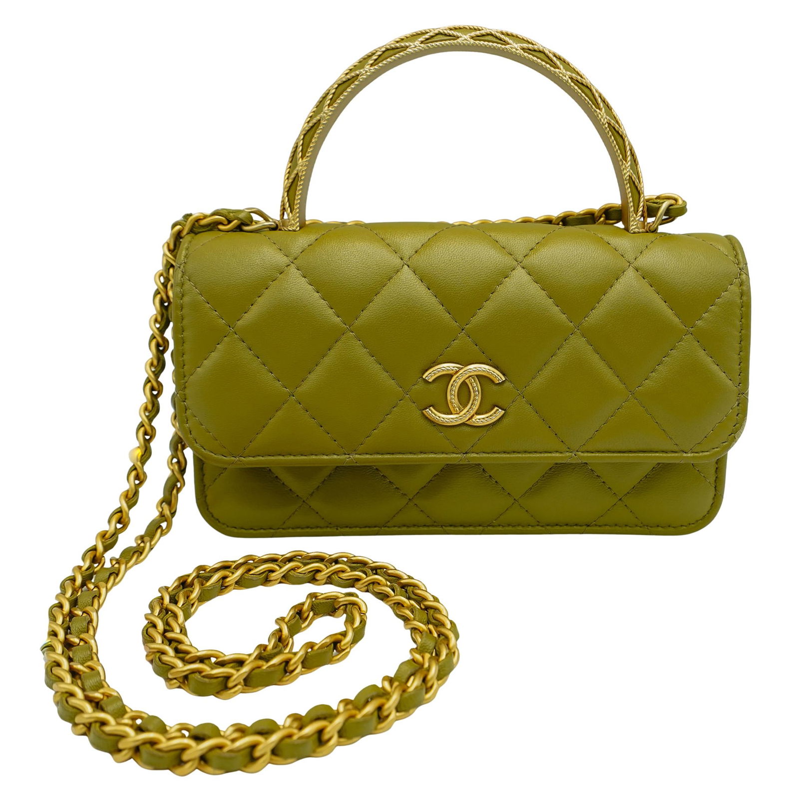Chanel Mini Lambskin Quilted Crossbody (1 of 13)
