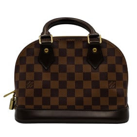 Louis Vuitton "Alma" Handbag in the Damier Pattern