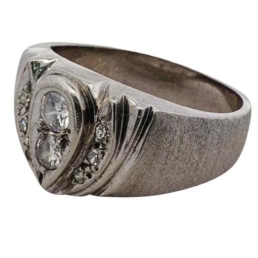 14k White Gold and Diamond Ring (1 of 5)