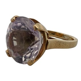 14k Gold and Amethyst Ring