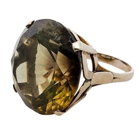 14k Gold and Topaz Cocktail Ring