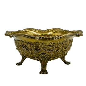 S. Kirk and Son (American, 1815-1979) Sterling Repousse Footed Bowl