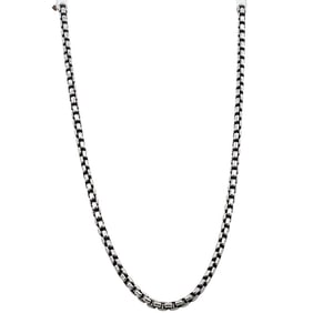 David Yurman Sterling Silver and 14k Gold Chain
