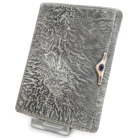 Russian Gold Mounted Silver Samorodok