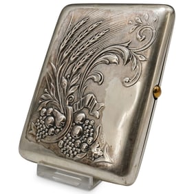 Russian Silver Cigarette Case