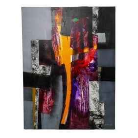 Pedro Avila Gendis (Cuban, 1959) Mixed Media on Canvas