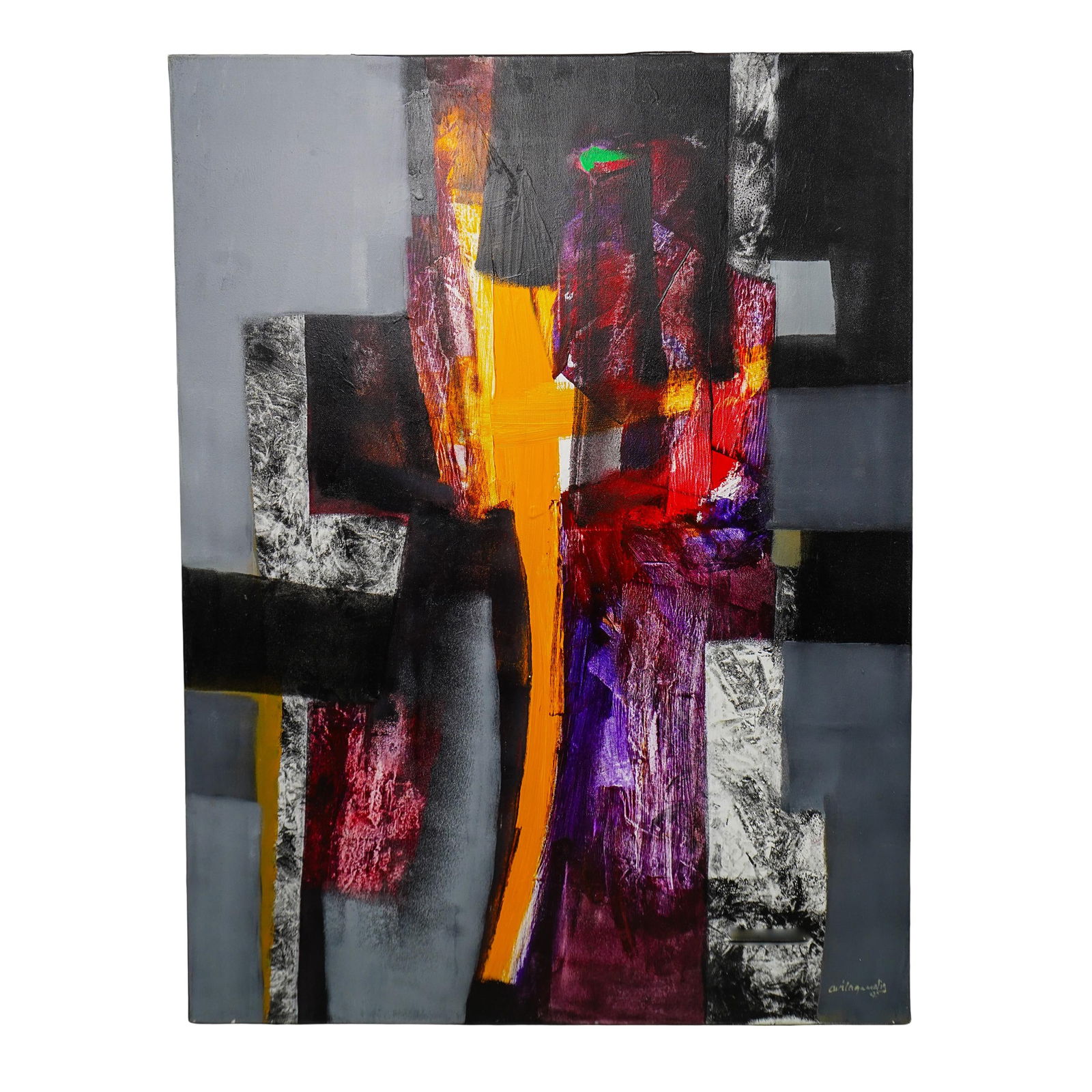 Pedro Avila Gendis (Cuban, 1959) Mixed Media on Canvas (1 of 5)