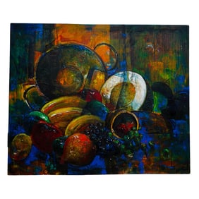 Miguel Angarita (Colombian, 1954) Composicion Frutal #3 Painting