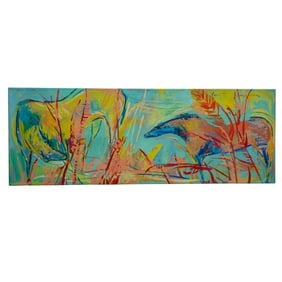 Martha Guevara (Peruvian, 20th Cent.) Oil on Canvas