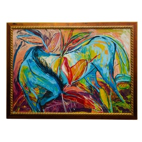 Martha Guevara (Peruvian, 20th) Oil on Canvas