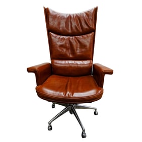 Brown Leather Executive Chair