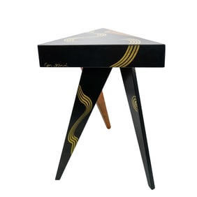 Grant Noren (American, 20th Cent.) Custom Wood Side Table